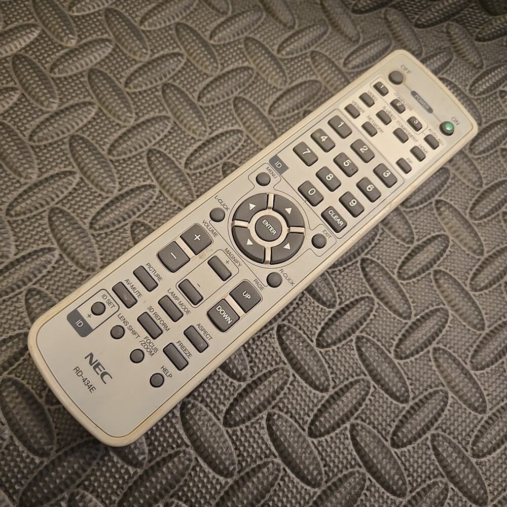 NEC RD-434E Remote Control Tested Working